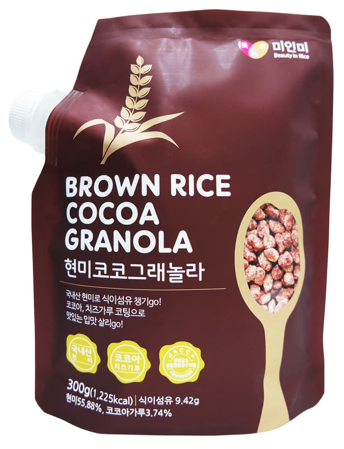 Brown rice Cocoa granola 35g- 300g